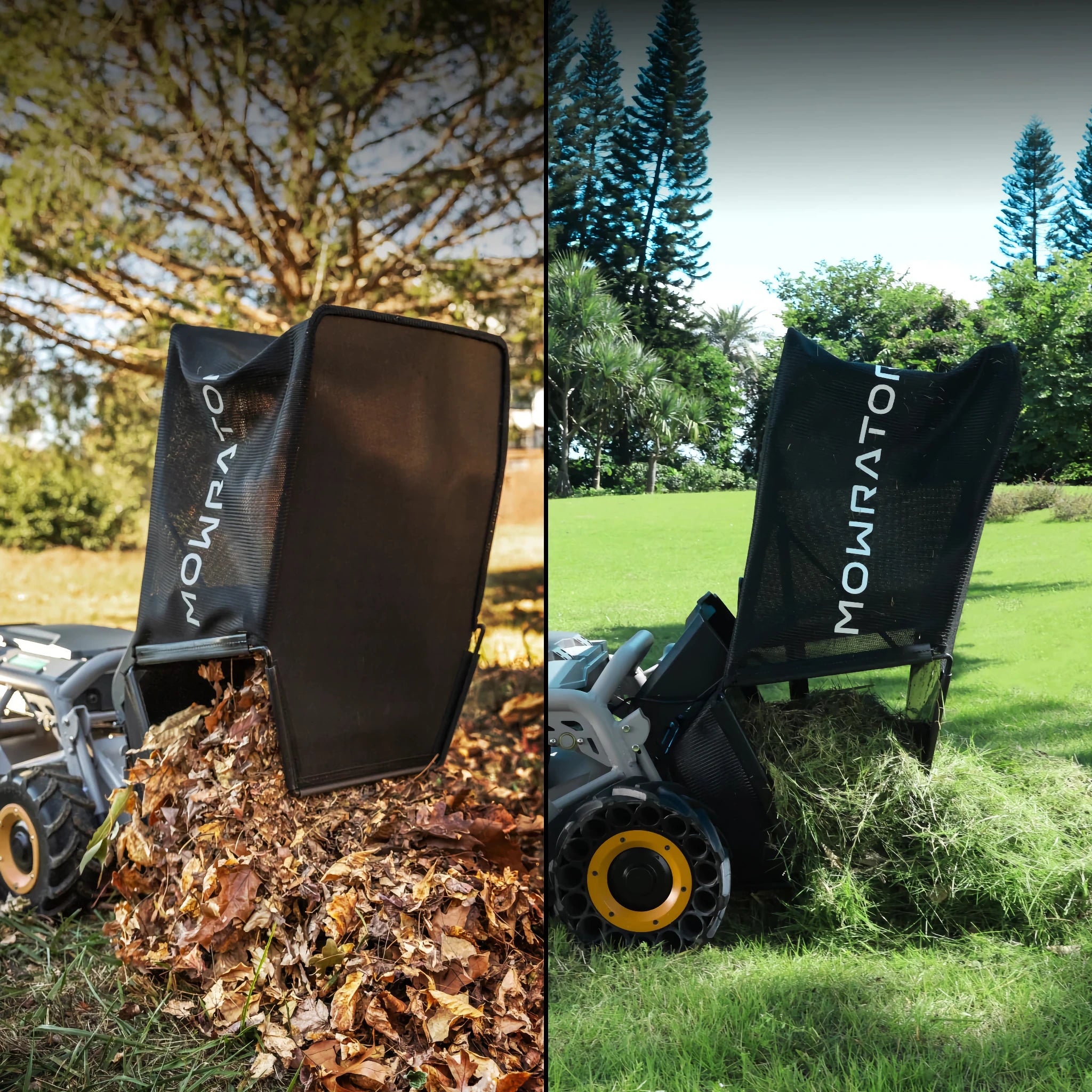 2‑in‑1 Accessory Set - Auto Dumping & Leaf Collection for Mowrator S1