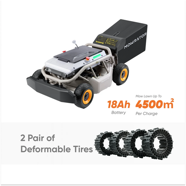 Mowrator S1 – 4WD 18Ah (mit verformbaren Reifen)