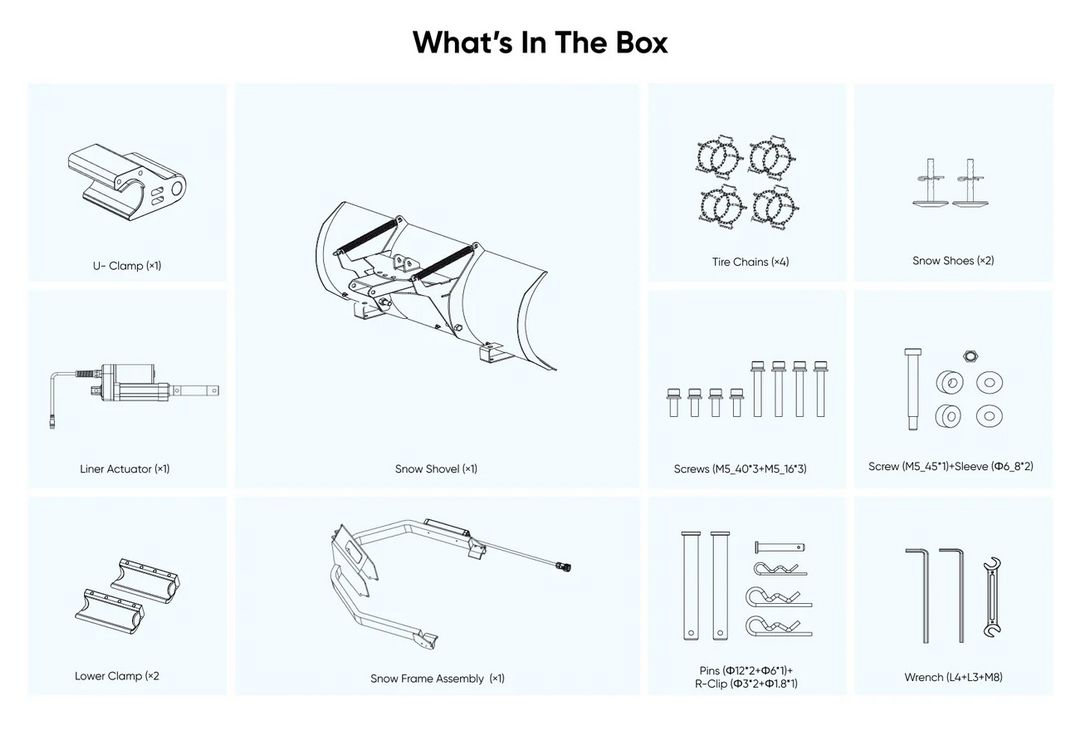 Mowrator Snow Plow Kit