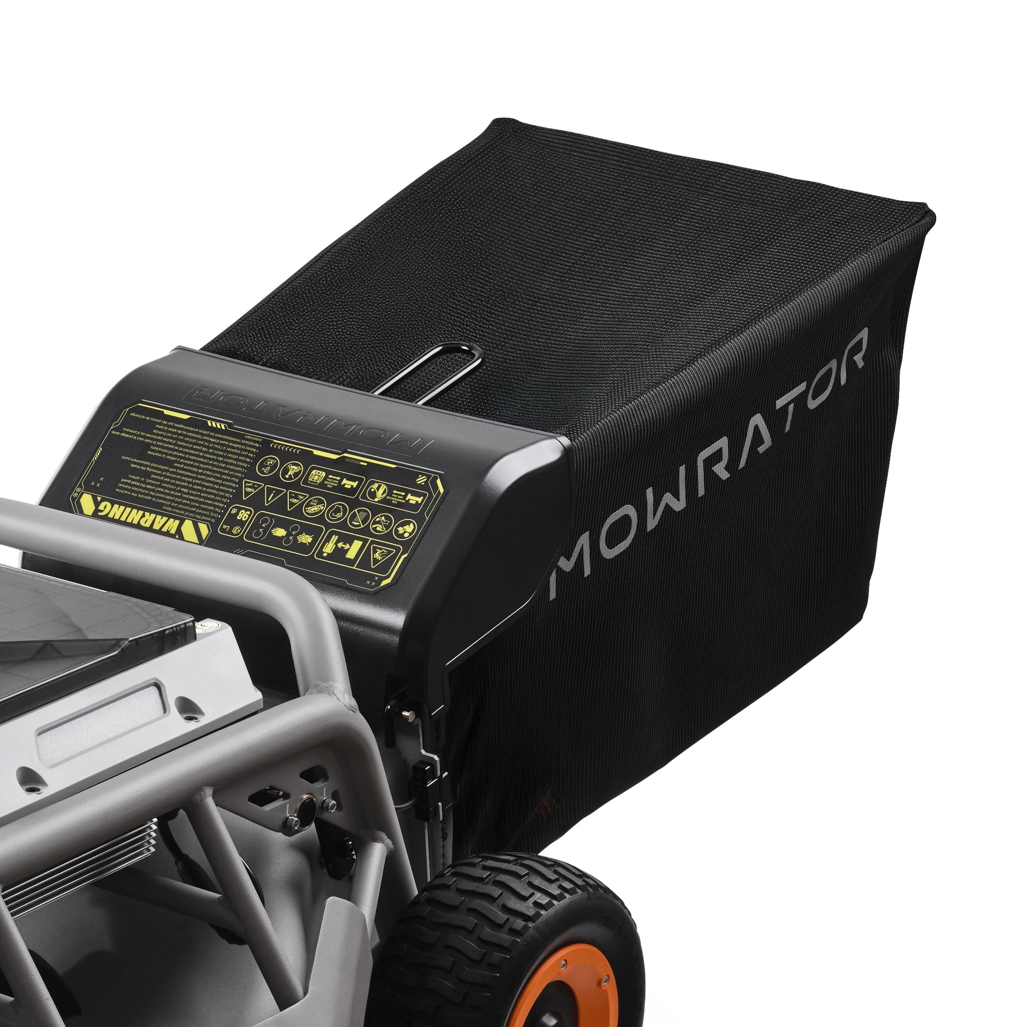 Manual grass dumping bag with frame for Mowrator S1