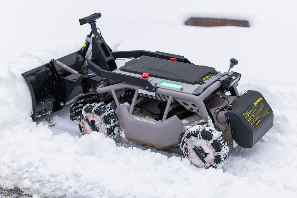 Pair of D Profile Wheel Chains for Mowrator S1